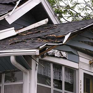 King Roofing & Solar Storm Damage Repair - click to view storm damage and insurance services